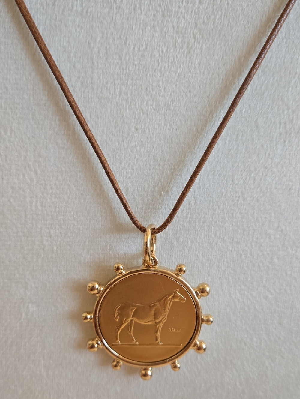Equestrian 🐎 horse Gold Horse Pendant. Affordable Luxury. Reduced to $50 today